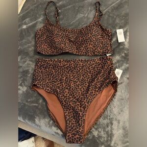 NWT high waisted old navy bikini